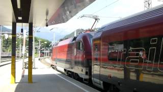 Melodic Taurus Pulling ÖBBRailjet 364 in Landeck in HD [upl. by Enilrae12]