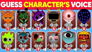 🔊 Guess The Phase 1 2 3 4 5 amp 6 Sprunki Characters By Their VOICES  Incredibox Sprunki Quiz [upl. by Fidellia63]