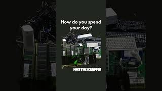 how do you spend your day mikethescrapper diy scrapmetalrecycling moneymaker scrapperslife [upl. by Aihtiekal]