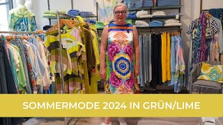 Sommermode 2024 in GrünLime mit Jutta Nestler [upl. by Merrel]