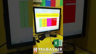 How to Match Data in Ms Excel  Mubashir Computer Institute of Excellence Kandiaro [upl. by Mirabella503]