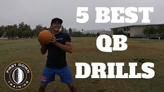 5 BEST QB DRILLS [upl. by Macguiness923]