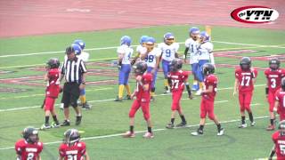 La Mirada SC Red Tritons Pop Warner Football Game 91016 [upl. by Gibbeon757]