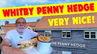 FISH GOUJONS AND CHIPS AT THE PENNY HEDGE WHITBY REALLY GOOD [upl. by Ttezil975]