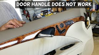 MERCEDES W211 INNER DOOR HANDLE DOES NOT WORK [upl. by Gervase]