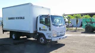 Lot 4 2012 Isuzu Box Truck 14 154896 Miles Hilo Sunbelt Online Auction [upl. by Eisak981]