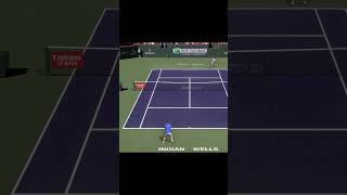 Tennis Elbow 4 Federer Great Defense And Boom Forehand Winner vs Nadal shorts [upl. by Kitchen]