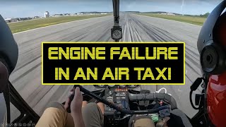 Engine Failure in an Air Taxi flighttraining [upl. by Conni]