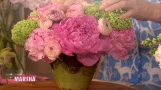 Flower Arrangement  Wedding Flowers  Martha Stewart Weddings [upl. by Josee902]