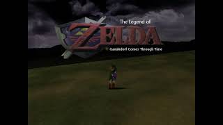 Legend of Zelda Ocarina of Time  Title Theme in minor key [upl. by Eskil]