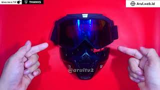 Review Kacamata Masker Motor Bolffo [upl. by Jephthah]