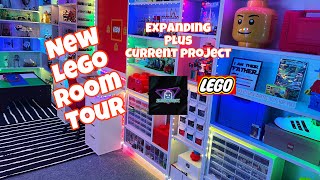 LEGO room tour part 3 Expanding and current LEGO build [upl. by Asim]