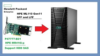 Installing Megaraid MR416ip on HPE ML110 Gen11 [upl. by Ahsaf275]