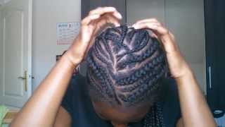 How To Do CornrowsInspired By Blac Chyna [upl. by Omarr]