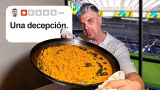 DECEPCIÓN en el RESTAURANTE del REAL MADRID en el SANTIAGO BERNABÉU 💰 [upl. by Adnohsal]