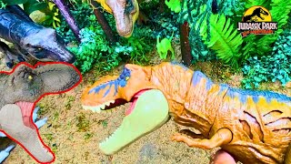 BEST of Jurassic World Review Therizinosaurus Carnotaurus TREX Indominus Rex Dilophosaurus [upl. by Aynotel]