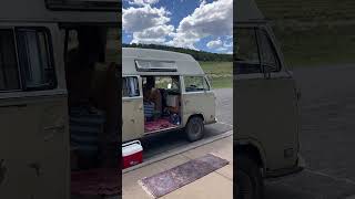 Ridgeway state park reservoir vanlife lake vwbus volkswagen classiccars sup [upl. by Ailuy]