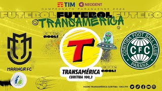 MARINGÁ X CORITIBA AOVIVO CAMPEONATO PARANAENSE SEMIFINALIDA  TRANSAMÉRICA CURITIBA 17032024 [upl. by Rayford]