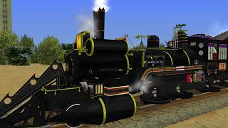 GTA BTTF Mod 02g  JVT Jules Verne Train Steam Effects [upl. by Lenno]