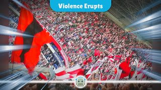 Violence Erupts in Amsterdam Antisemitic Assaults and Fan Clashes Amid Soccer Match [upl. by Nimaynib]