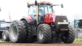 Case Magnum 310 7150 7250 amp MX 285 Getting the job done in front of the sled  Tractor Pulling [upl. by Romney368]