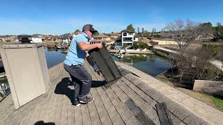 How to test a roof for Brittle test or unrepairable roof from wind damage [upl. by Beattie]