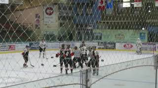 Luke Albert vs Clay Keeley AJHL Fight  Bonnyville Jr A Pontiacs vs Drumheller Dragons Dec 9 2017 [upl. by Hairakcaz]