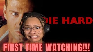 DIE HARD 1988  First Time Watching  MOVIE REACTION [upl. by Daeriam]