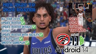 NBA2K20 TO 2K24 ROSTER NO NEED F1VM NEXT GEN V39 DEREK LIVELY EDITION [upl. by Imailiv]