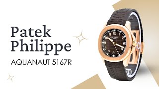 Patek Philippe Aquanaut 5167R [upl. by Trevor991]