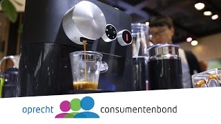 Nespresso Expert  IFA 2016 Consumentenbond [upl. by Hetty]