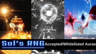 Sols RNG Accepted  Whitelisted Auras [upl. by Pickering729]