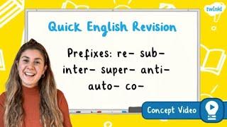 How Do You Spell Words with Different Prefixes  KS2 English Concept for Kids [upl. by Glick439]