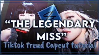 “The legendary miss lalisa manobal” new kpop tiktok trend capcut tutorial [upl. by Dnar]