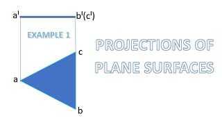 PROJECTION OF PLANES EXP1 TRIANGLEENGG GRAPHICS  LEARN AND DRAW [upl. by Ikiv]