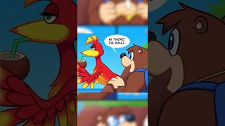 Banjo meets Kazooie banjokazooie banjo nintendo rare voiceover comicdub [upl. by Humfrid]