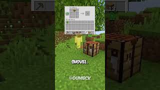 MINECRAFT but if I touch GRASS I die ⛏️ shorts [upl. by Aitetel]