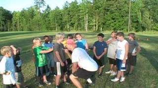 Youth Football  Tackling Technique  Real Player Wrap [upl. by Gruver955]