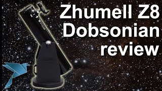 Zhumell Z8 Dobsonian Telescope Review [upl. by Eidac]