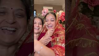 Shaadi ko 32 YEARS ho gaye 😨🥺recreating Mums wedding look😱grwm dulhan wedding [upl. by Timmons894]