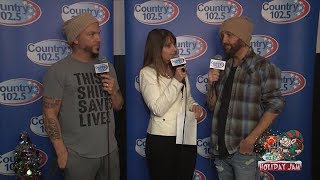 Holiday Jam  LOCASH interview [upl. by Attesoj688]