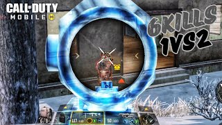 Solo Vs Duo 6 Kills with RPD And CORDITE Overpower Gameplay  COD Mobile [upl. by Rabiah]