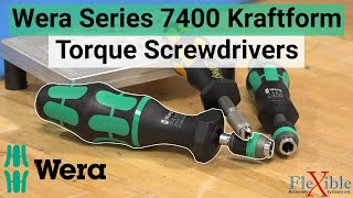 Wera Series 7400 Kraftform Adjustable Torque Screwdrivers  Flexible Assembly Systems [upl. by Iloj788]