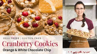 GORGEOUS GlutenFree Cranberry White Chocolate Chip Cookies [upl. by Nimaj268]