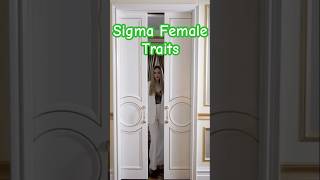 Sigma Female Personality Traits youtubeshorts videoshort sigmafemale fypシ゚viral fyp [upl. by Richardo]