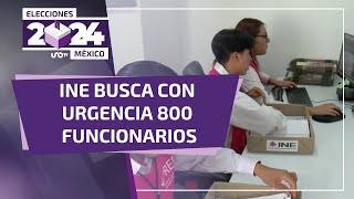 INE avala protocolo para cubrir vacantes de supervisores y capacitadores electorales [upl. by Ot]