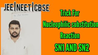 Nucleophilic substitution reaction  SN1 AND SN2 WITH MECHANISM   ORGANIC CHEMISTRY TRICK [upl. by Yelhs]