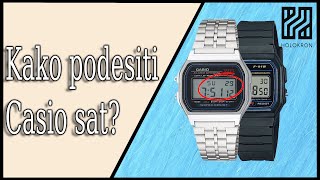 ⌚Kako podesiti Casio sat Kako podesiti vreme i alarm na Casio satu  Proglašenje Tevise pobednika⌚ [upl. by Ati]