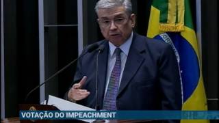 Discursos do impeachment Garibaldi Alves Filho PMDBRN [upl. by Vince]