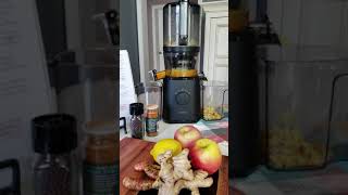 How to make Ginger Turmeric Shots in your new Nama J2 Cold Press Juicer 🍎 [upl. by Yemac]